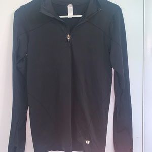 Black Workout Quarter Zip